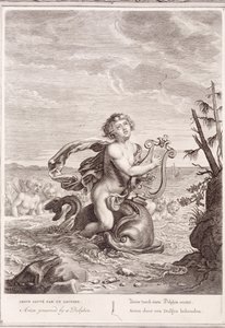 Arion sauvé par un dauphin